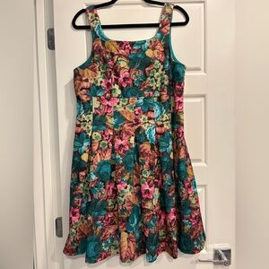Darling Alice Dress in Jade Womens XL Floral Grandmacore Outdoor Wedding NWT